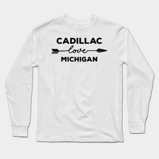 Cadillac Michigan Lover Long Sleeve T-Shirt